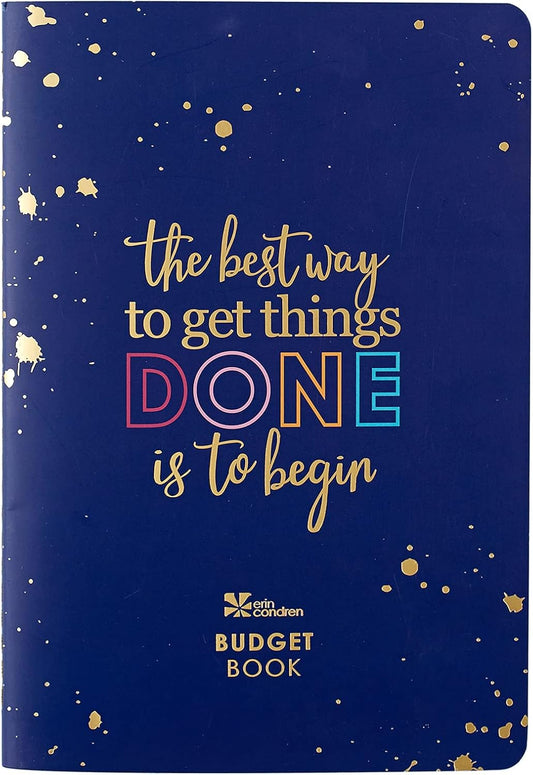 Erin Condren 12 Month Budget Book & Financial Budget Tracker. Debt Track, Expense Planner, Spending Summary w Stickers & Quote Sheet. Petite Planner