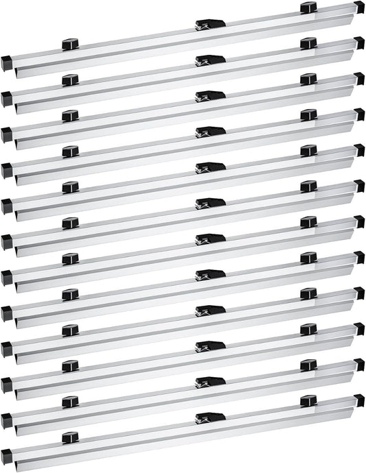 Estune Blueprint Hanging Clamps Binding Strips Storage for Construction Paper Poster Plans Drawings Arts (12, 30 Inches)