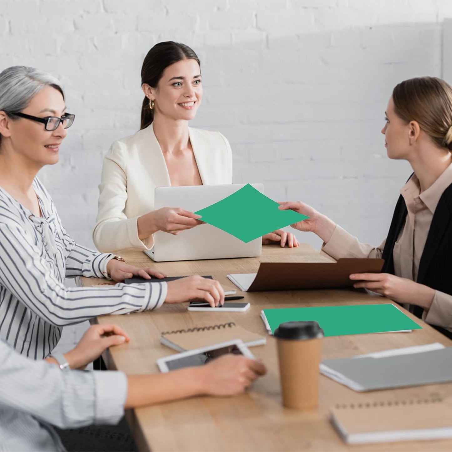 50 Pack Folders with Pockets, Pocket Folders Fit Letter Size Paper, with Business Card Slot, 2-Pocket Folder for School Office Home Business