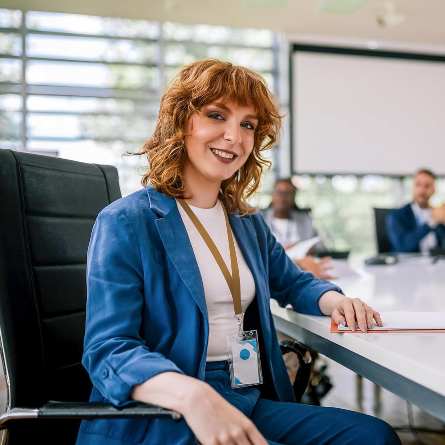 DE Breakaway Lanyards for Id Badges,Teacher Lanyard with with J-Hook Bulk Flat Lanyards for Name tag ID Badges Holder