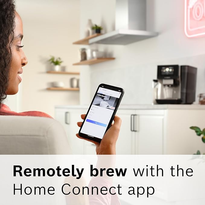 Bosch 800 Series Fully Automatic Espresso and Coffee Machine – 36 Drinks with Coffee World, Cold Brew, Double Cup, Integrated Milk Container, Smart Features, in Silver TQU60307