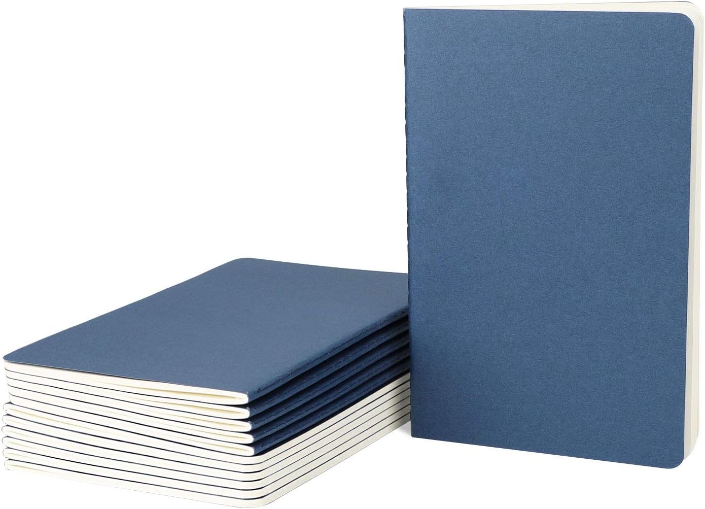 EUSOAR Travel Journal Set, A5 12Pack 5.5" x 8.3" 60 Pages Soft Cover Lined Notebooks, Travel Notebook Journal, Drawing Notebook Notepad Sketchbook, Students Office Subject Diary Notebooks Journal