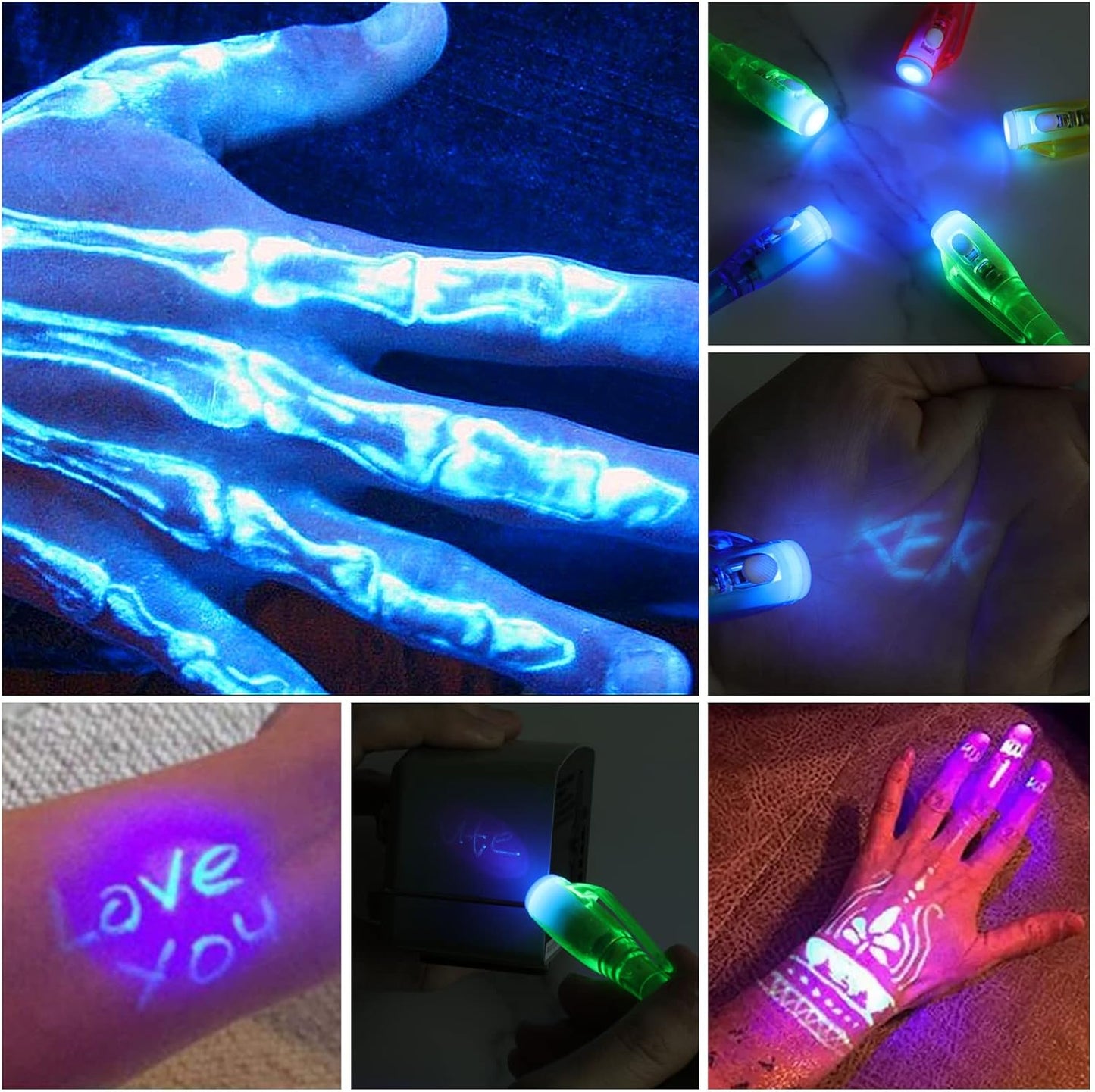 20 Pieces Invisible Ink Pen with UV Light Spy Pen Magic Marker for Kids Party Favors Ideas Gifts Easter Day Halloween Christmas Gifts