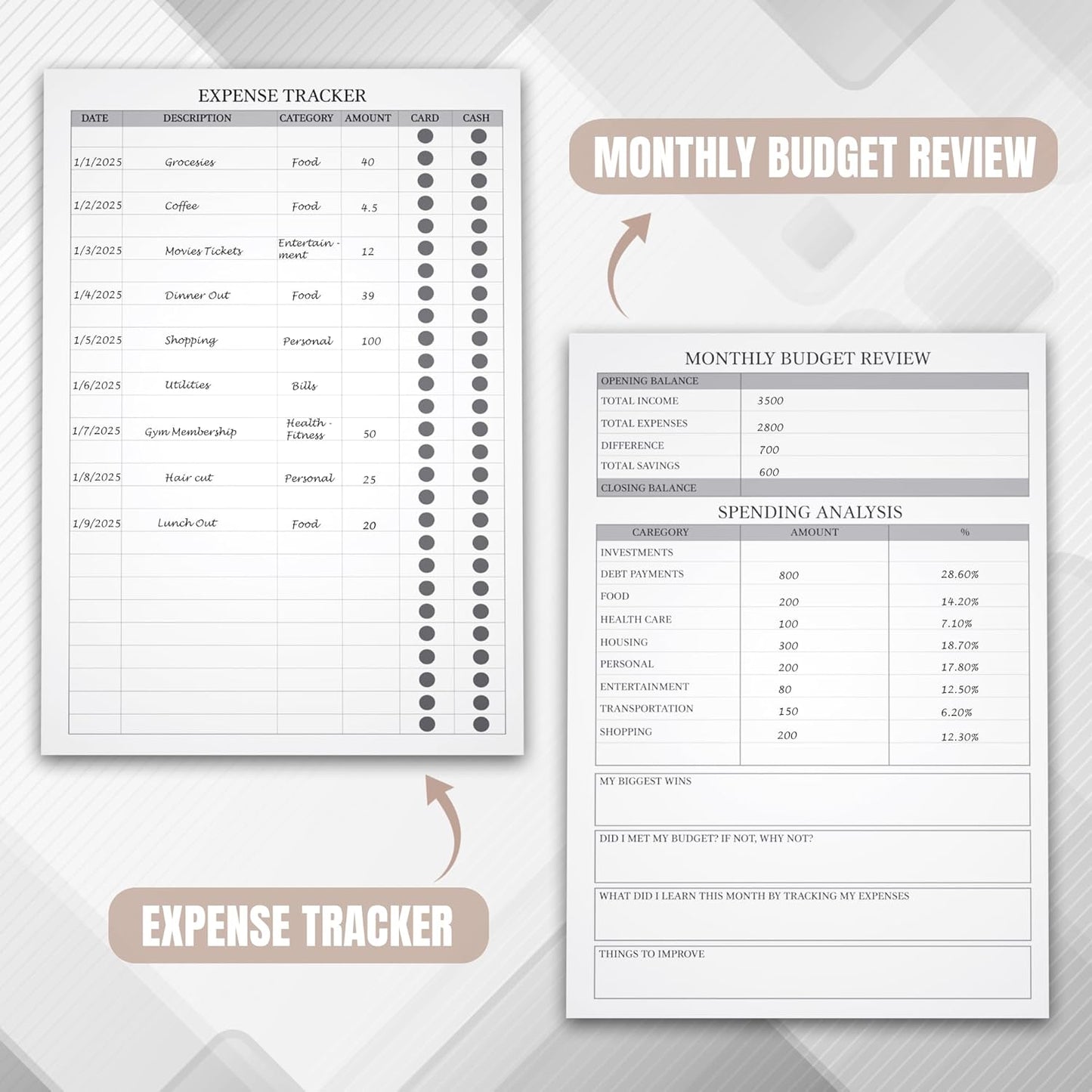 Budget Planner and Monthly Bill Organizer - Financial Planner Organizer Budget Book with Sticker Sheets - Bill Tracker Notebook | Budgeting Book with Debt, Saving and Expense Trackers - A5
