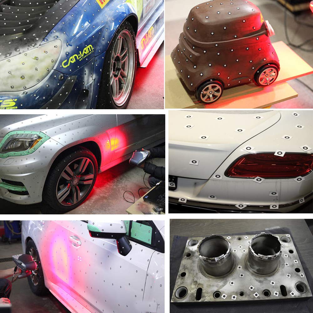 700 pcs 6mm Positioning Targets for 3D Scanning,Difffuse Reflection 3D Markers for Industrial and Consumer 3D Scanner