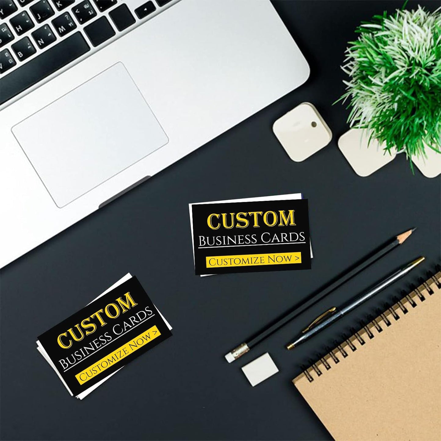 Custom Business Cards Personalized Business Cards for Small Business 300gsm Matte Paper Front & Back Sides Printed 3.5" x 2" - Custom Business Cards1