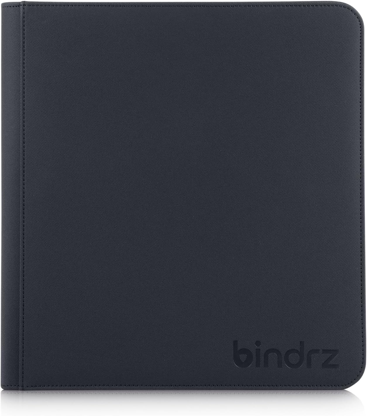 12 Pocket Zipper Binder for 480 Sleeved Trading Cards - Side Loading Pockets Album - Archival Safe Material and Compatible with TCG MTG and Sports Collectibles (Black)