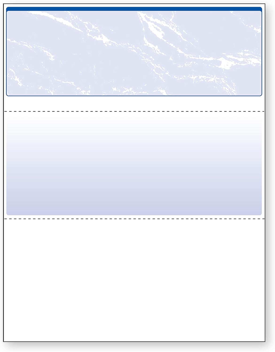 DocuGard Standard Blue Marble Top Check, 24 lb, 8.5 x 11 Inches, 2500 Sheets (04501C)