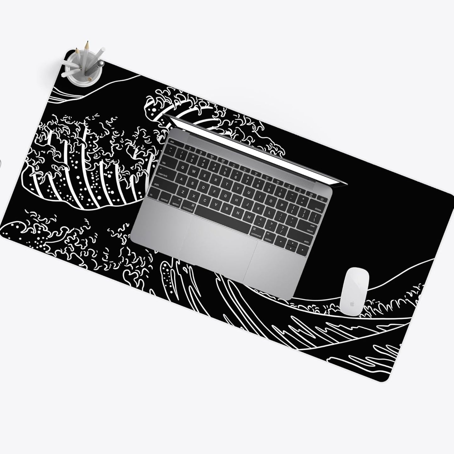 Custom Desk Mat – 12x18” Personalized Desk Pad with Photo, Text, or Logo | Sewn Edge Neoprene Mat for Work, Gaming & Office
