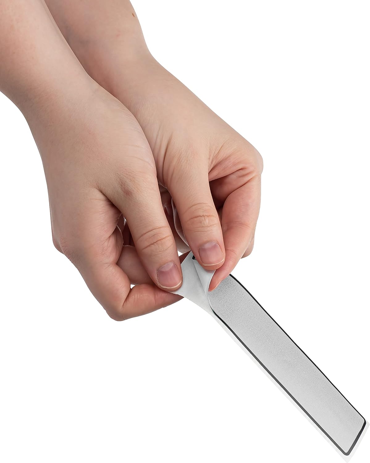 Carstens Adhesive Sticker Labels, 5 3/8” x 1 3/8”, Binder Labels for 1.5” – 4” Ring Binder Spines, Silver, Roll of 200