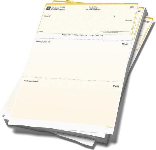 Computer Checks Compatible W/QB Check On Top [2500 Sheets]