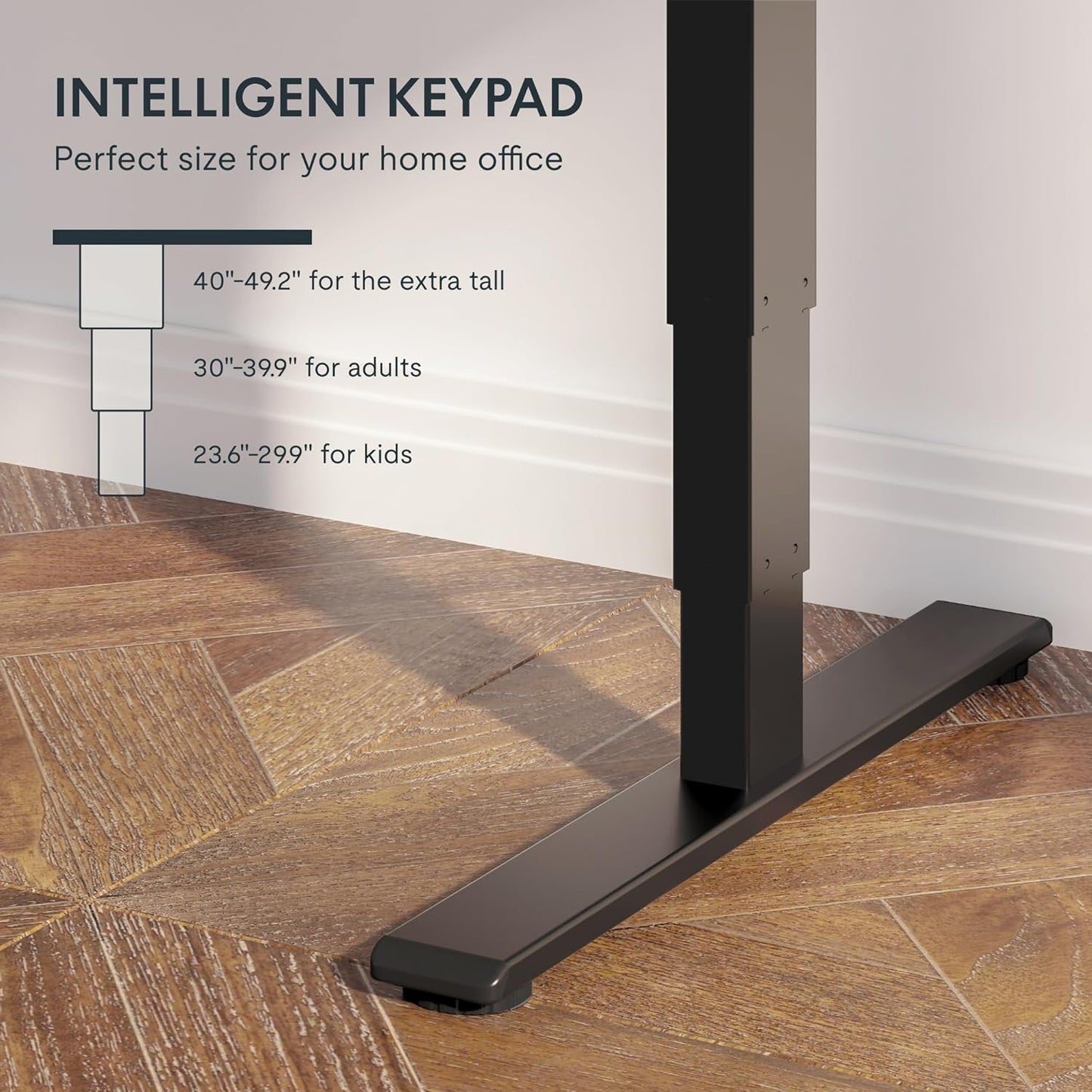 FLEXISPOT E6 Essential 3 Stages Dual Motor Electric Standing Desk 48x30 Inch Whole-Piece Board Height Adjustable Electric Sit Stand Desk(Black Frame + White Desktop, 2 Packages)