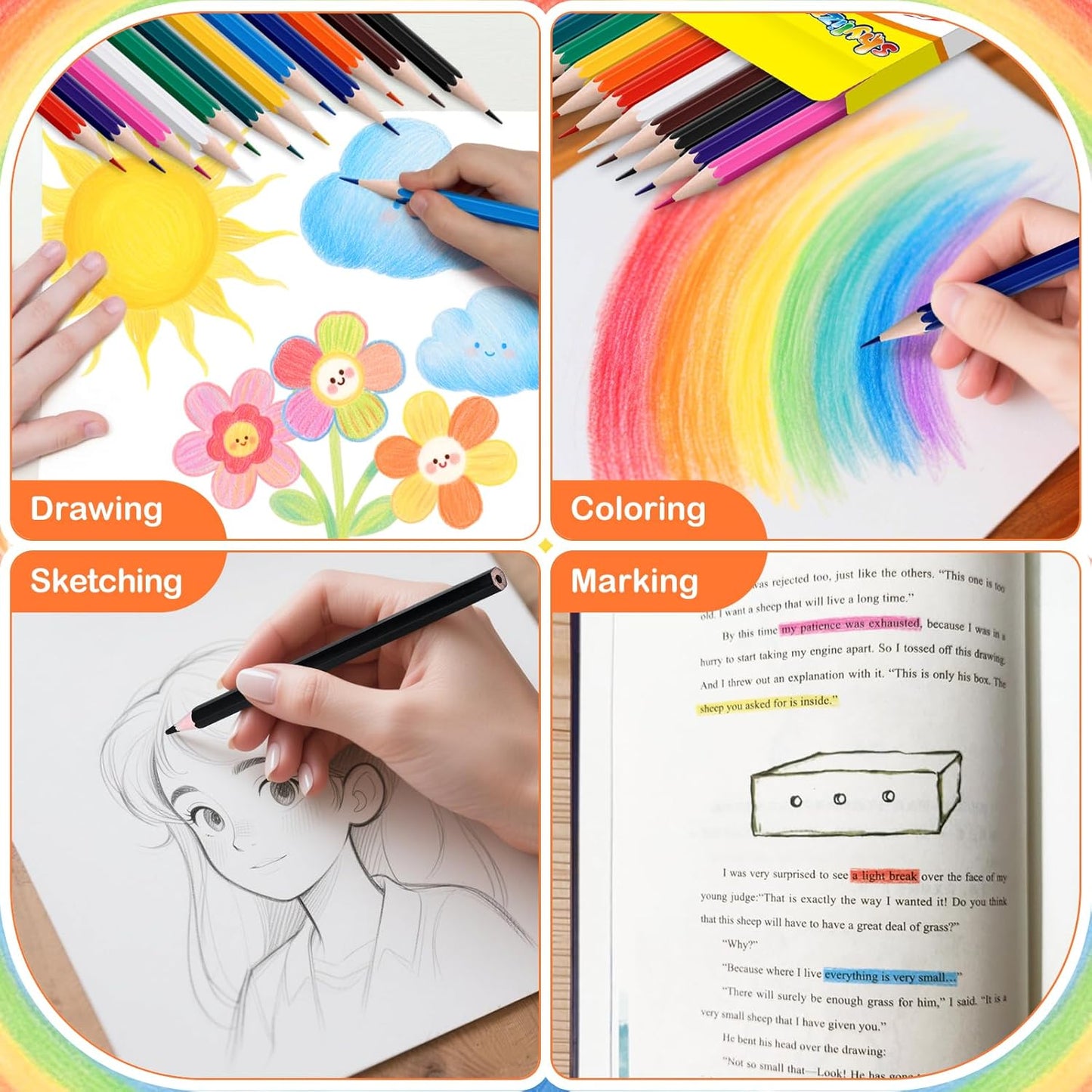 Colored Pencils Bulk 432 Count, Pre-Sharpened Color Pencils for Kids and Adults, 32 Packs Color Pencil Set 12 Colors, Bulk Art Supplies for Teachers, Back to School Supplies, Classroom Prizes