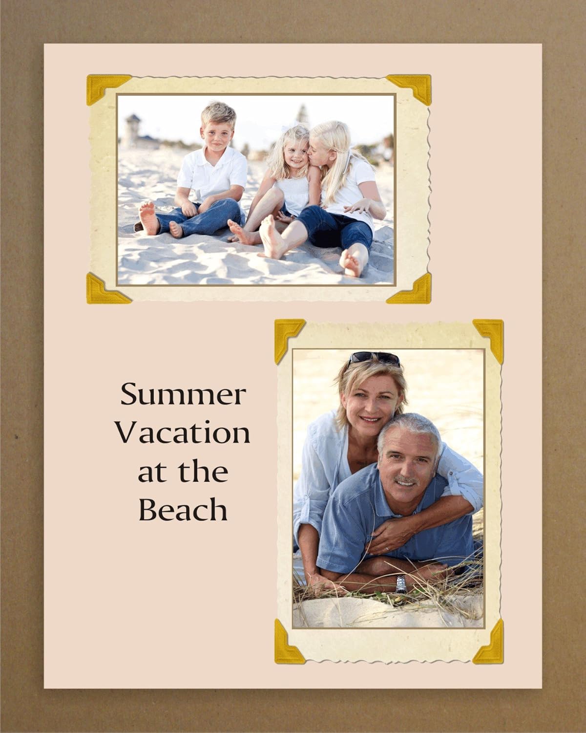 50 Sheets Chipboard 46pt (Point) 7 X 7 Inches Heavy Weight Scrapbook Square Size .046 Caliper Thick Cardboard Craft|Packing Brown Kraft Paper Board