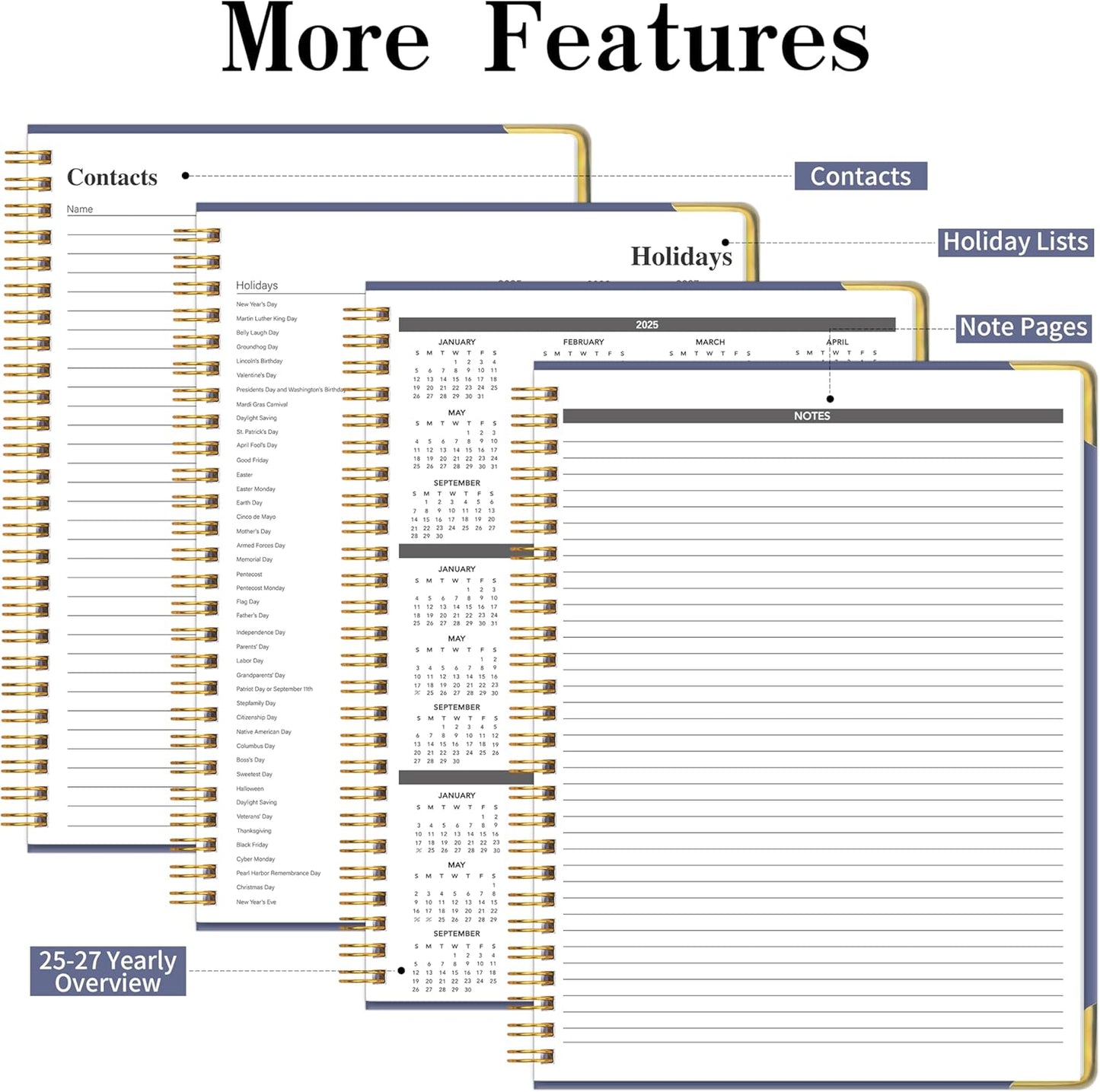Appointment Book/Planner 2025-2026 - Daily Hourly Schedule Planner from 7am - 10 pm, Weekly & Monthly Hourly Appointment Book Calendar from July 2025 - June 2026, 9" x 11" -Purple