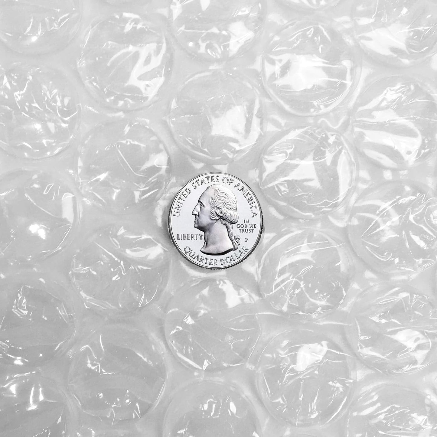 Amazon Basics Bubble Cushioning Wrap Packing Material for Fragile Items, 12-Inch x 100-Foot Long Roll, Large, Clear