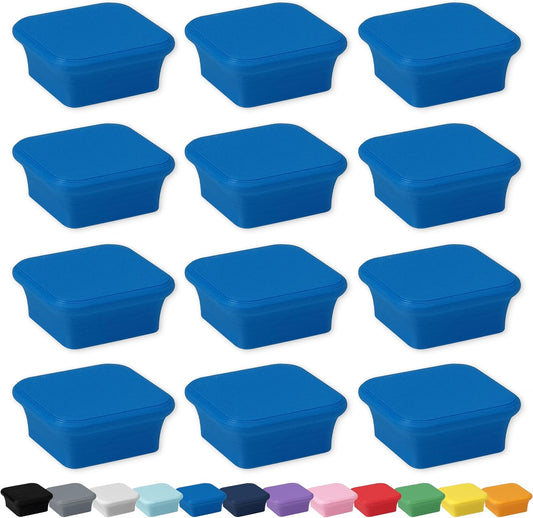 Glassboard Studio MiniBar Magnet - Strong Neodymium Rare Earth Magnets for Fridge, Whiteboard, Locker & Magnetic Glassboards - Ideal for Crafting & Office Use - Strong Fridge Magnets (Cobalt Blue, 12)