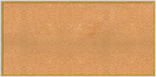 Amanti Art Natural Cork Board for Wall, 23x47 Vision Board with White Frame, Oversize Corkboard Office Decor for Home Organization, Modern Corkboard Pinboard to Display Items for Home Organization in