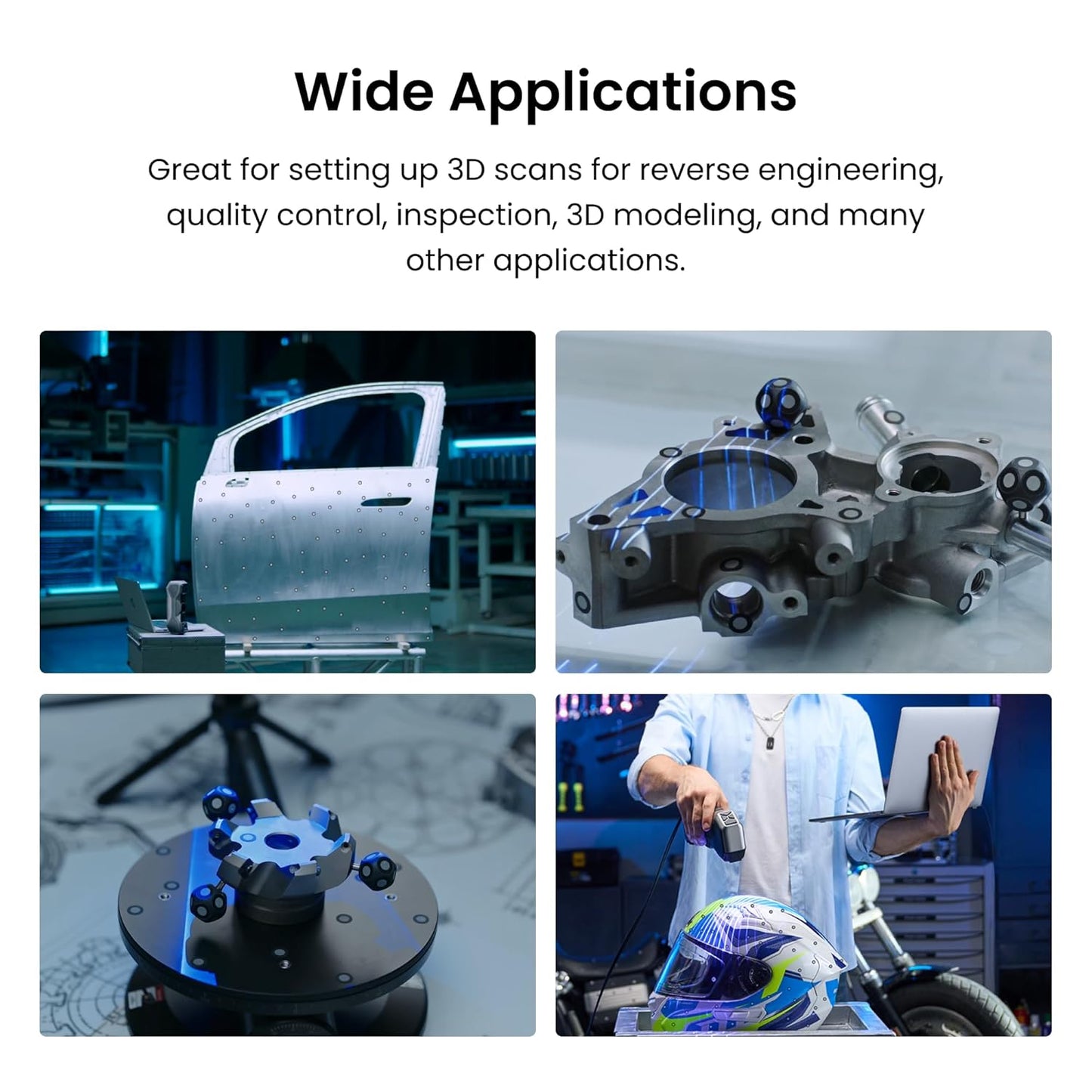 Revopoint 6.0 mm 3D Scanning Markers for 3D Scanners, 3D Tracking Dots, Reference Point Stickers, Diffuse Markers (1000 Points)