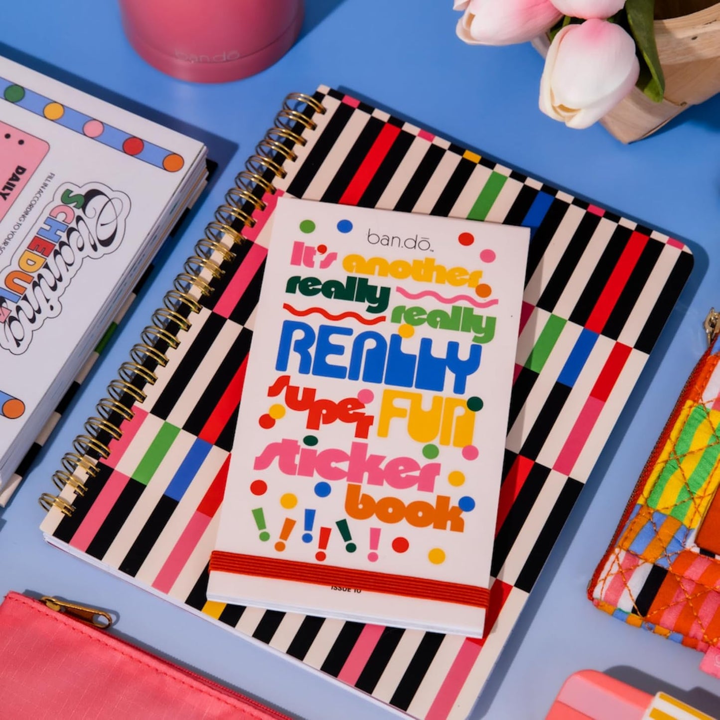 ban.do Sticker Book with Over 700 Assorted Stickers and 35 Sheets, Fun/Colorful/Aesthetic Pack with for Scrapbooking Planners or Journals (Issue 10)