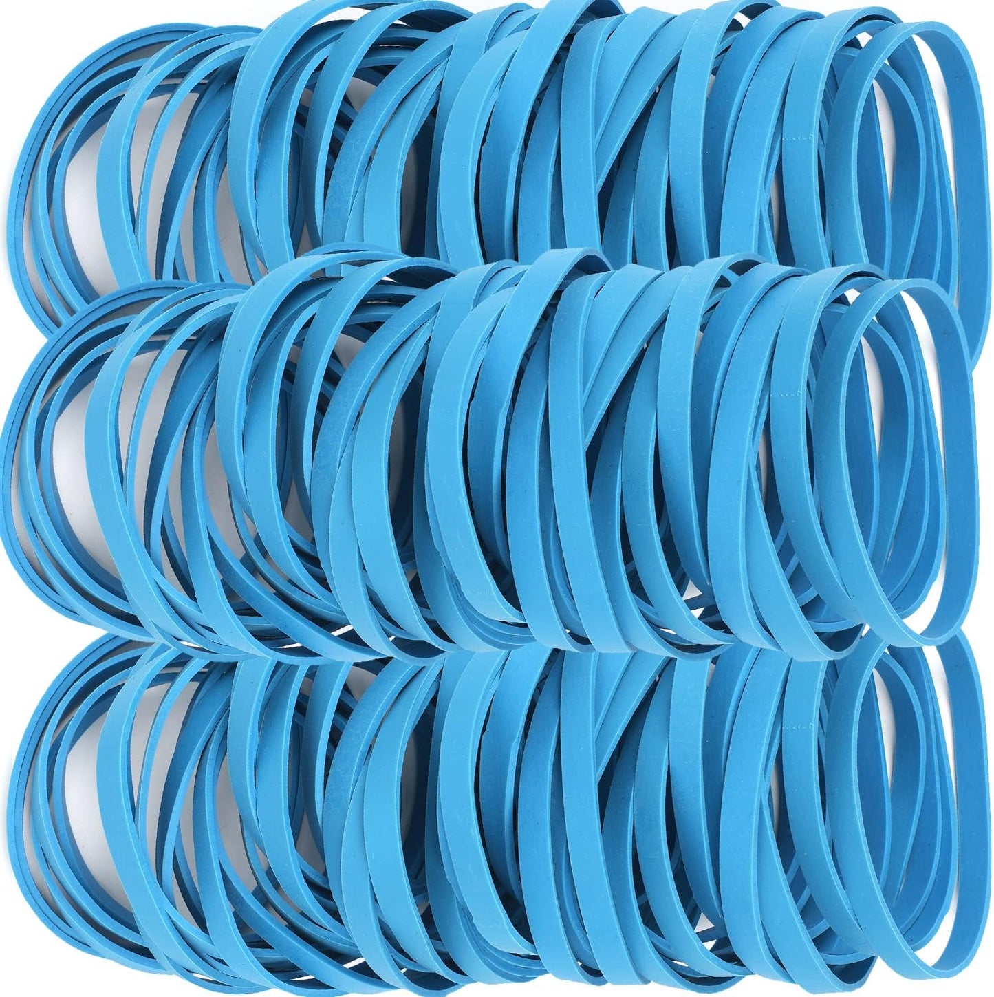AMUU Rubber Bands Size # 64 Blue 0.5bl Rubber Band 110pcs #64 rubber band for Office Supplies Home money File Folders Strong Elastic Rubber Bands