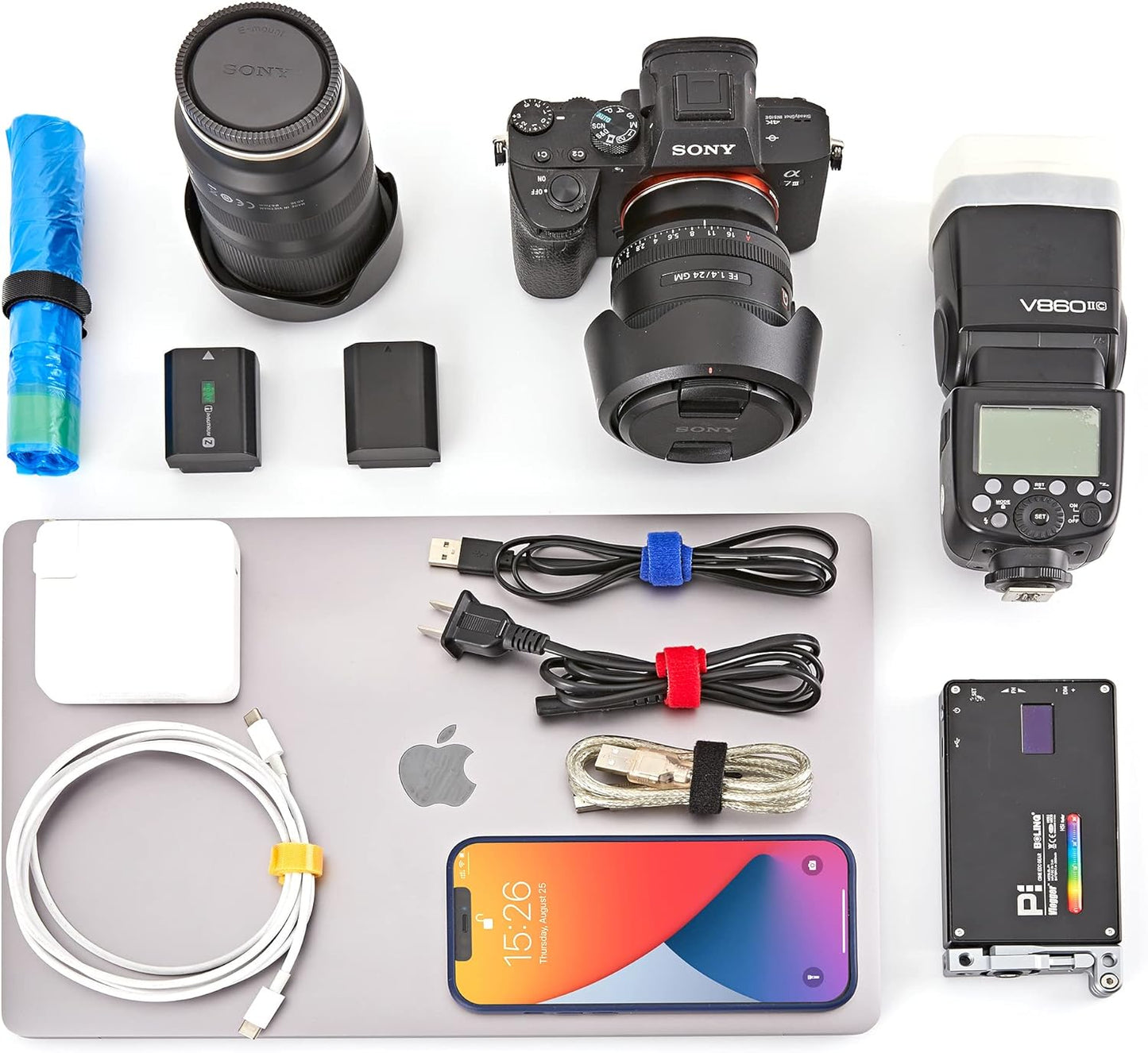 50 Pcs 10-Inch Heavy-Duty Self-Fastening Cable Ties - Durable, Reusable Straps for Wire Organization, Ideal for Home, Office, Garage, and Outdoor Use