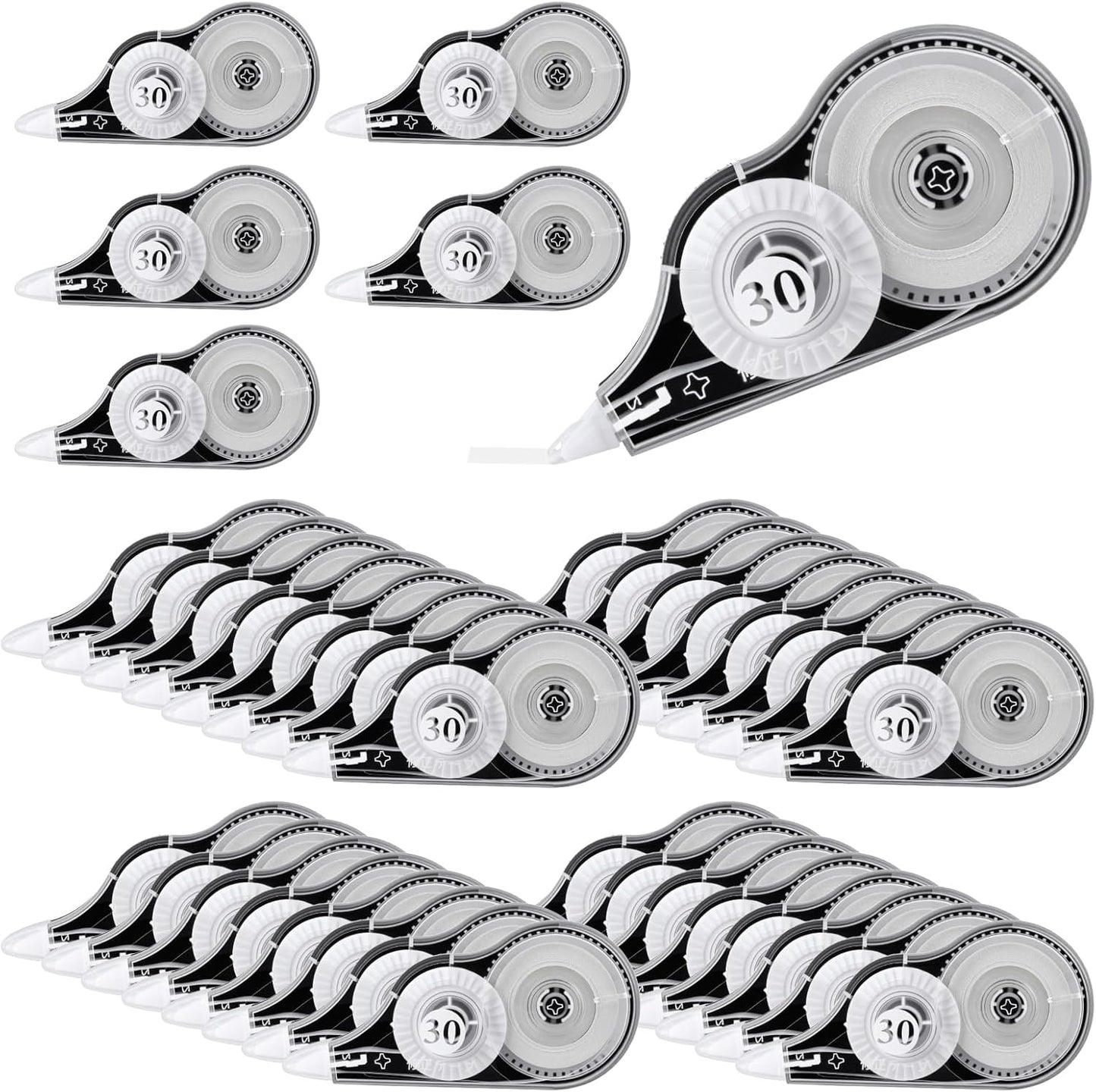 40 Pack 39 Feet White Out Correction Tape Easy To Use Applicator Whiteout Tape for Students Office Supplies