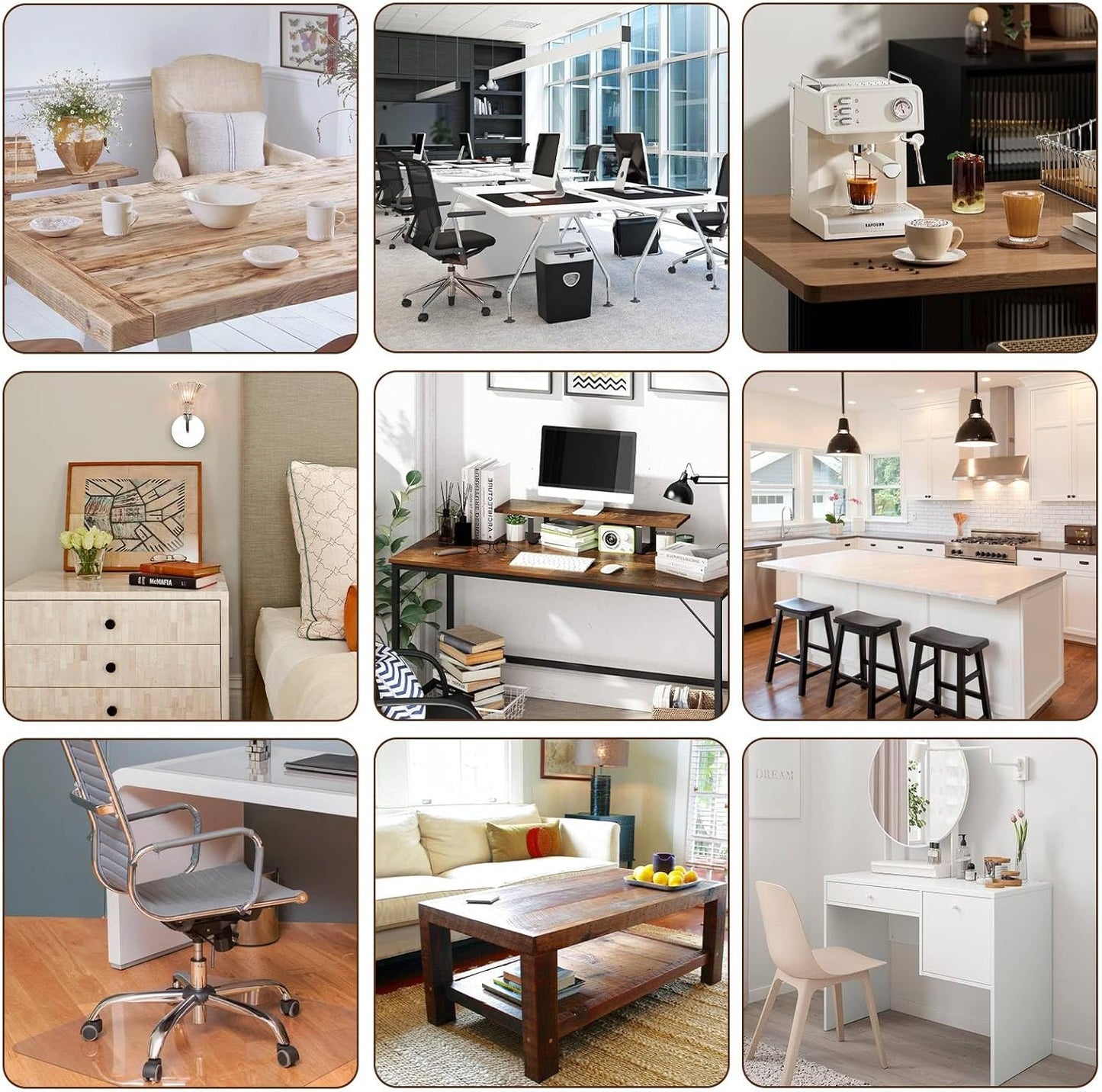 Clear Table Cover Protector, 35 x 60 Inch Table Protector for Dining Room Table, 1.5mm Thick Clear Plastic Table Cover, Table Pad Mat for Kitchen, Writing Desk Pad for Desktop