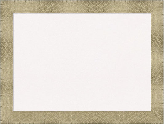 Amanti Art White Cork Board for Wall, 24x32 Vision Board with Gold Frame, Medium Corkboard Office Decor for Home Organization, Casual Corkboard Pinboard to display items for home organization