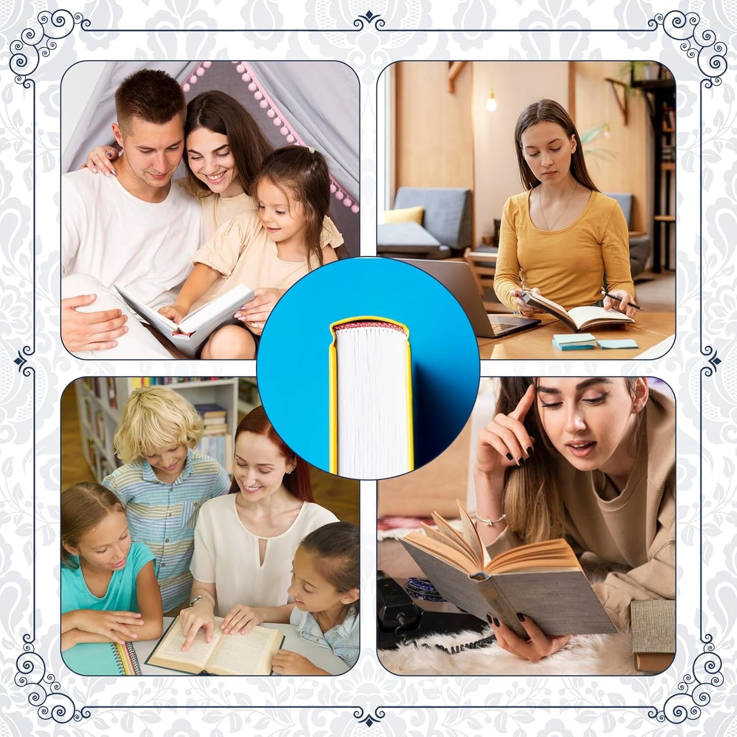 RANERVZ Large Bookbinding Press with Portable Handle, Bamboo Wood Oversized 14.8 x 11.4 Inch Ergonomic Book Binding Paper Machine Handmade DIY Craft Projects Binder Tool Supply Easy Assemble