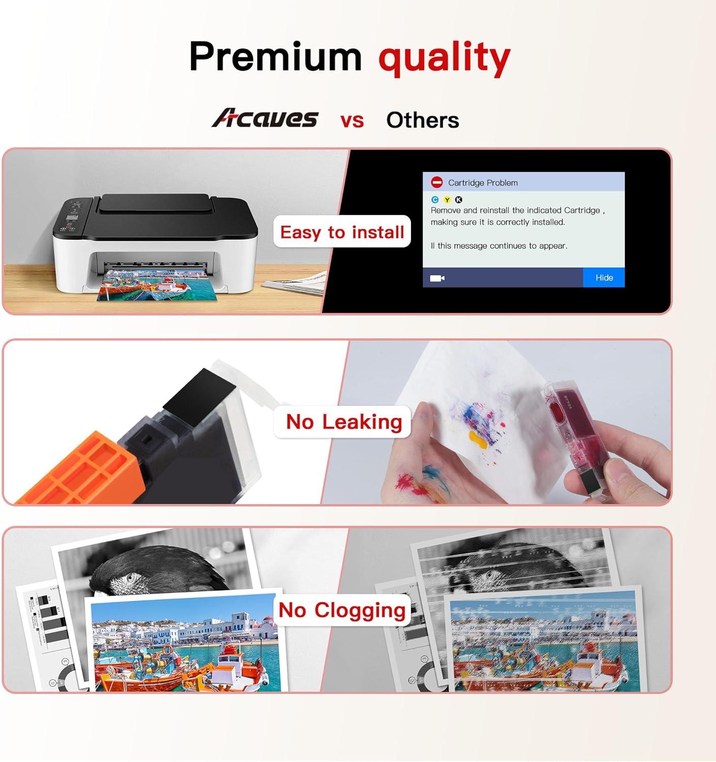 PGI-280XXL/CLI-281XXL for Canon Ink 280 281 Replacement for Canon TR8620 Ink Cartridges High Page Yield Work for PIXMA TR8620 TR8620A TR7520 TS8220 TS6120, 6 Pack PGBK/PB/Black/Cyan/Magenta/Yellow