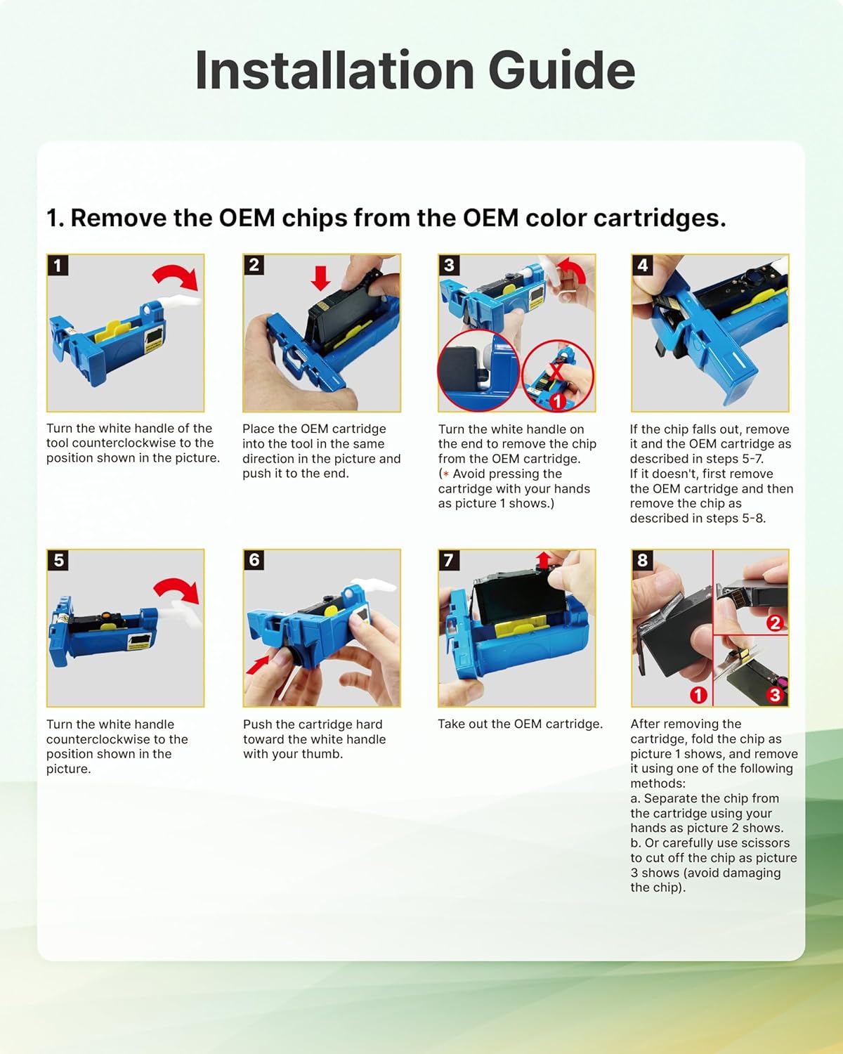 923 Ink Cartridges for HP Printers Replacement for HP Ink 923 923XL 923e Use with OfficeJet Pro 8135e 8130e 8139e 8138e 8122e 8120 8124e 8125e 8130 8132e 8134e Printer (Black Cyan Magenta Yellow)