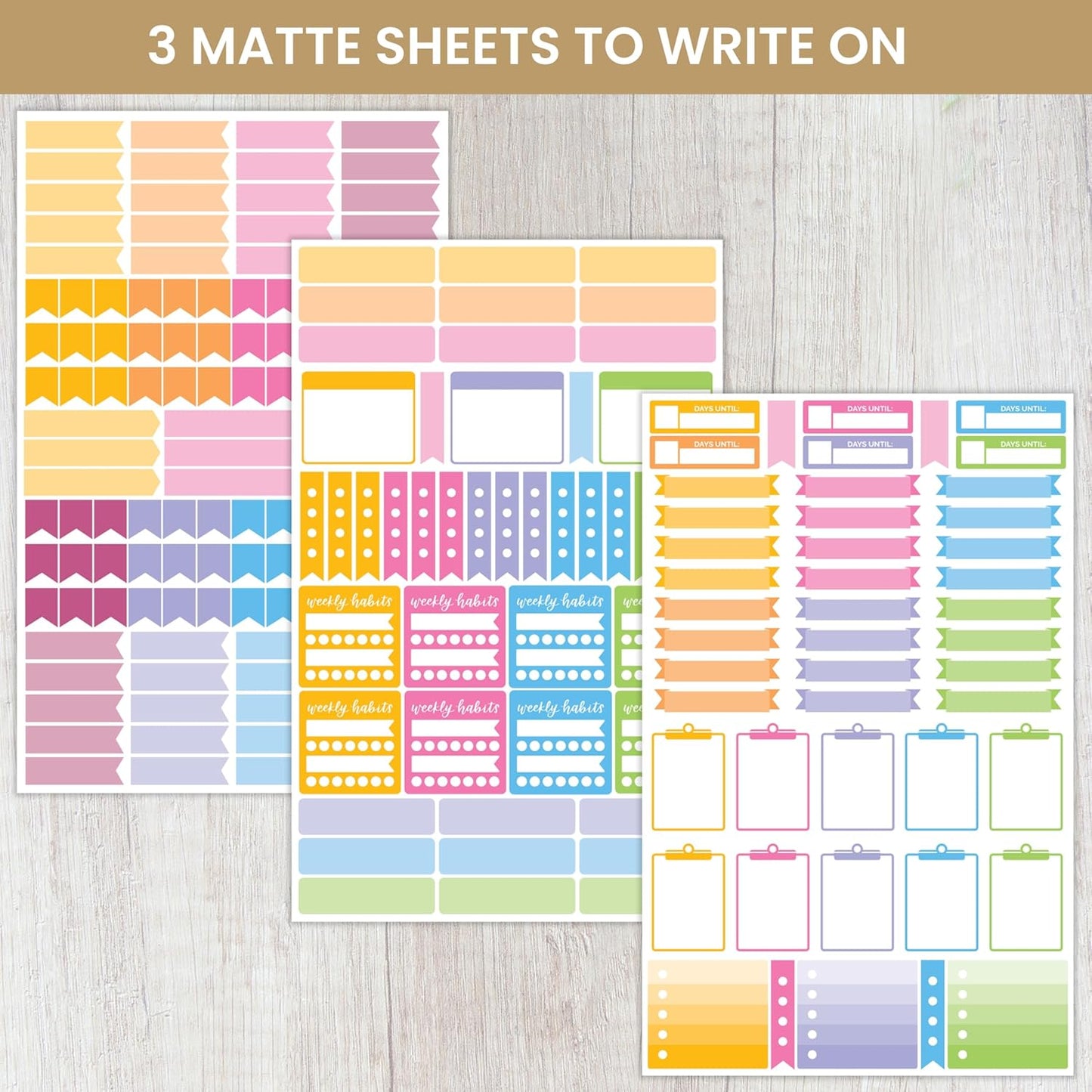 bloom daily planners Color Coding Planner Stickers - 1/4" Dot Labels - Six Sheets, 1000+ Stickers Per Pack!