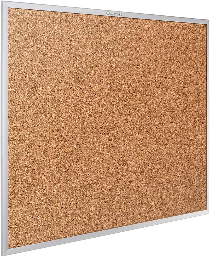 Quartet Standard Aluminum Frame Cork Bulletin Board, 60” x 36” (2305)