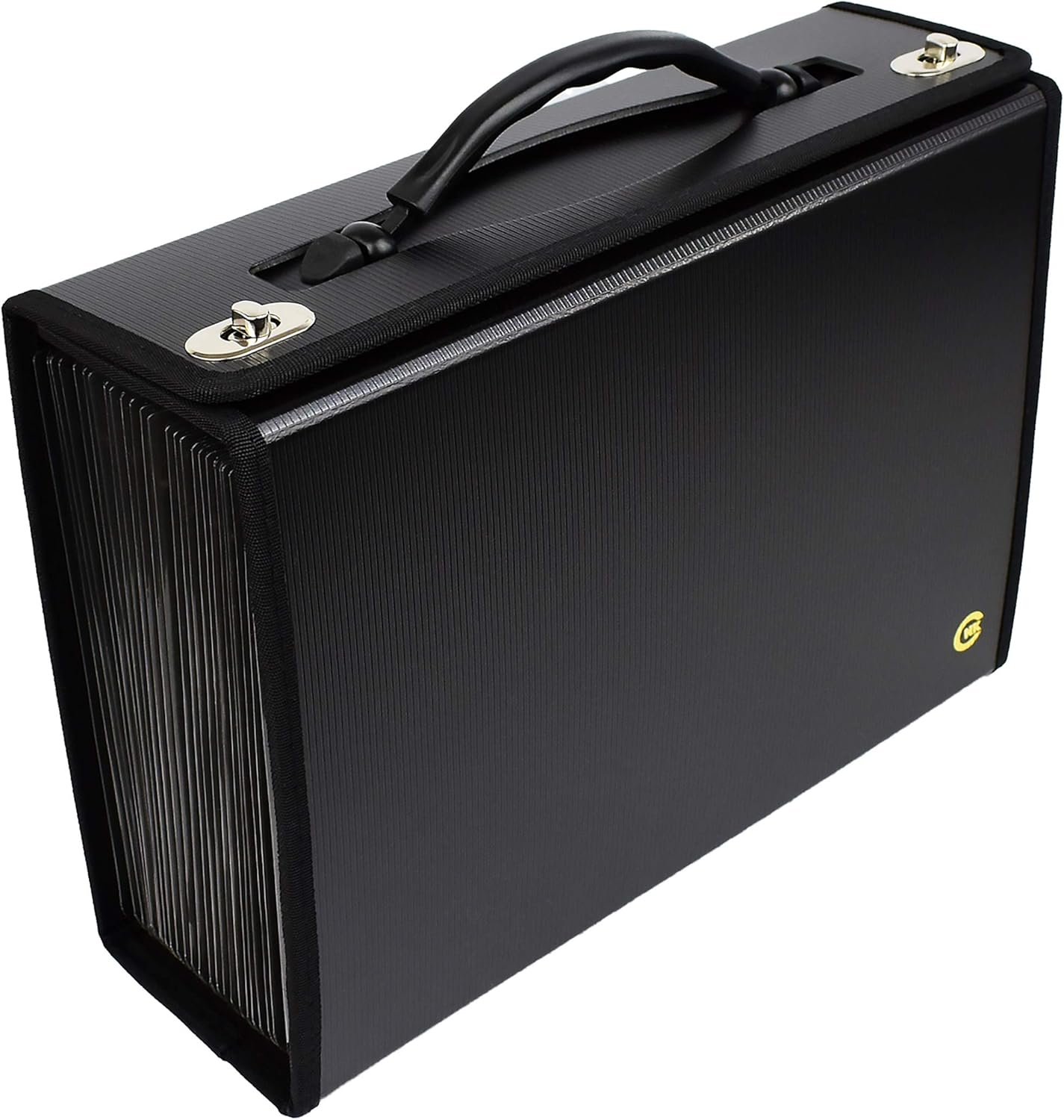 CNK Accordion File Folders with 24 Pockets Organizer for Document Paper Storage Folder Documents Expanding Binder Folio Pocket Receipt Filing Expandable Files Dividers Labels Letter Durable Handle