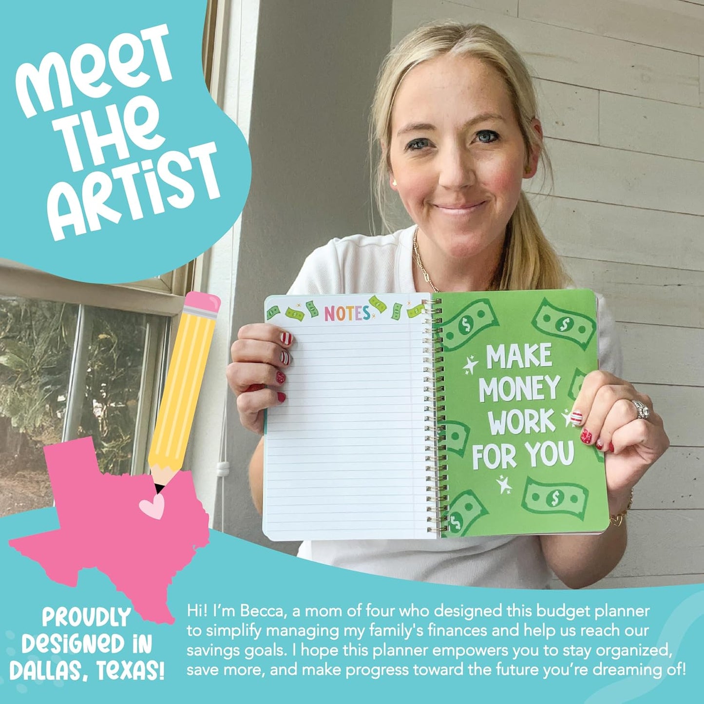 Hadley Designs 2025 Budget Planner and Monthly Bill Organizer - Monthly Budget Planner 2025, Financial Planners Budgeting Book, Bill Tracker Notebook For Expenses, Undated Finance Organizer Journal