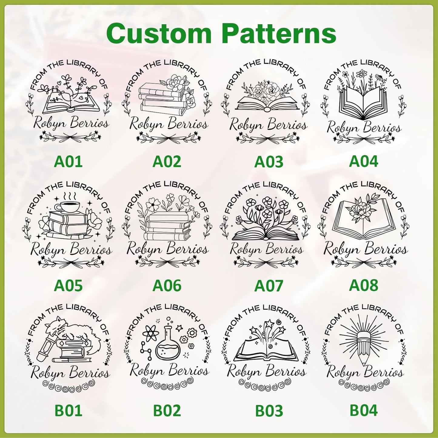 Custom Book Embosser - Personalized Book Stamp with Your Name/Design - Premium Handcrafted Gift for Writers, Book Lovers & Collectors