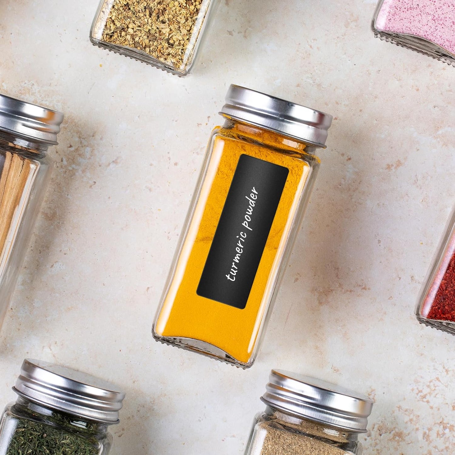 Black Rectangle Stickers 2 x 1 Inch Color Coding Labels Vinyl Roll Self-Adhesive Waterproof Removable 500 PCS