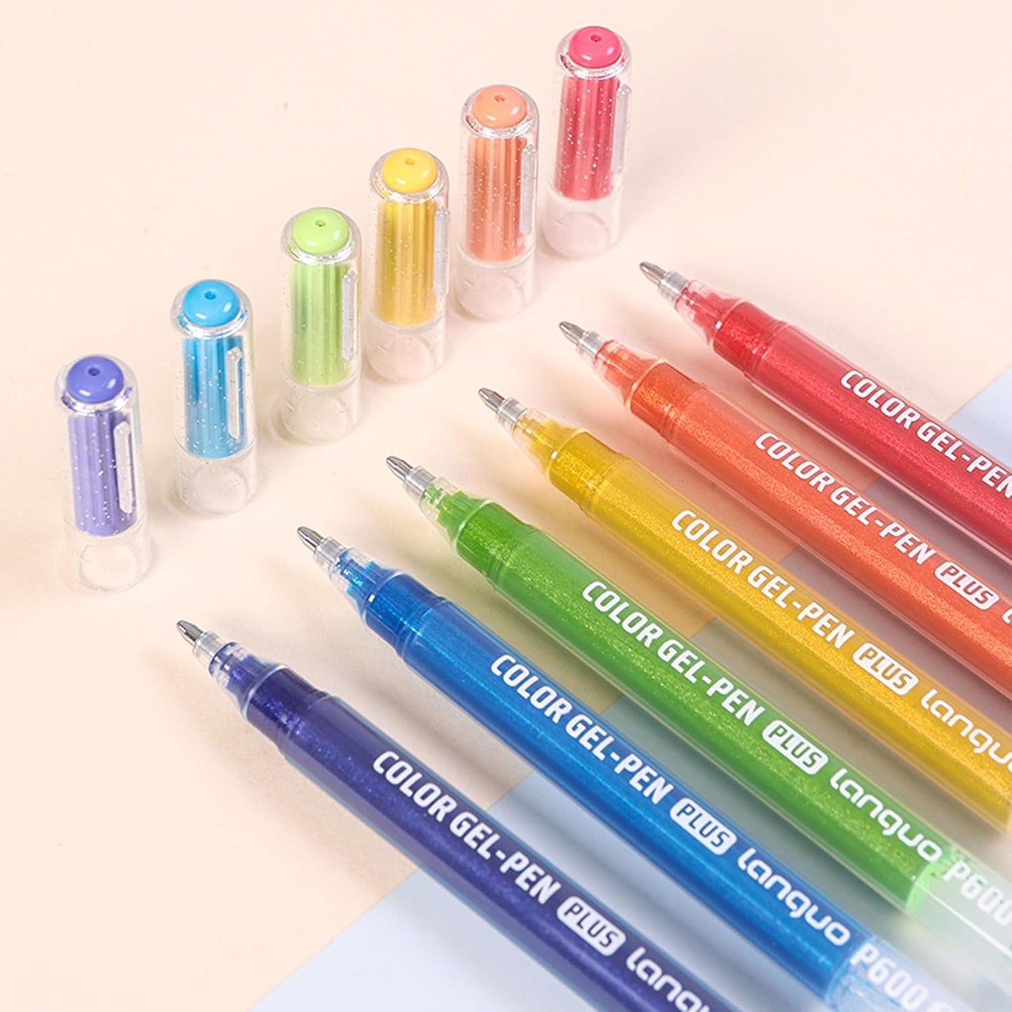 72 Colors Glitter Gel Pens Plus for Adults Metallic Writing Drawing Pens for Birthday Cards, Christmas Cards, Art Crafts, Coloring Books, DIY Projects