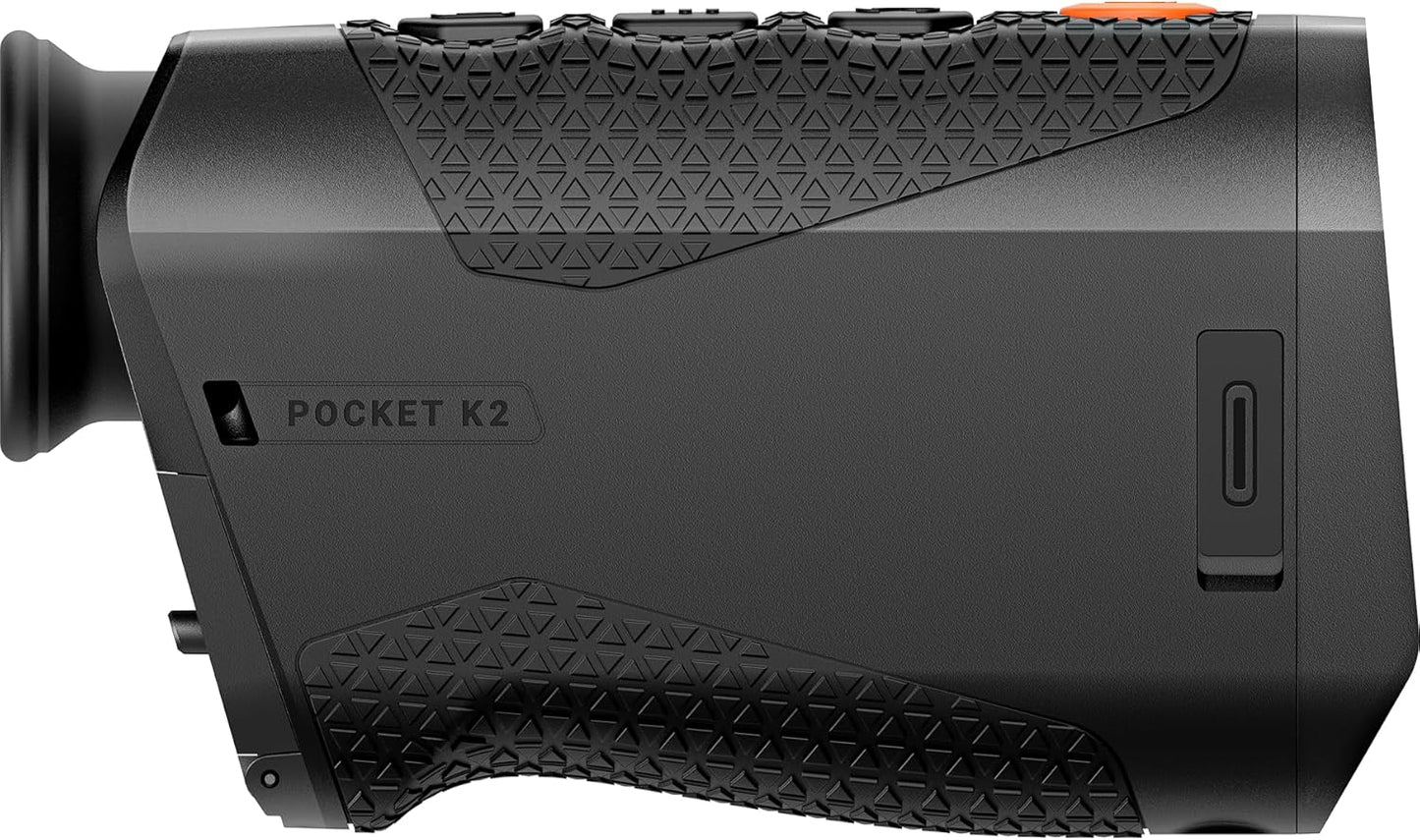 RIX Pocket K3 Portable Thermal Monocular for Hunting, 384x288 (50Hz), Wi-Fi, Handheld Night Vision Monocular