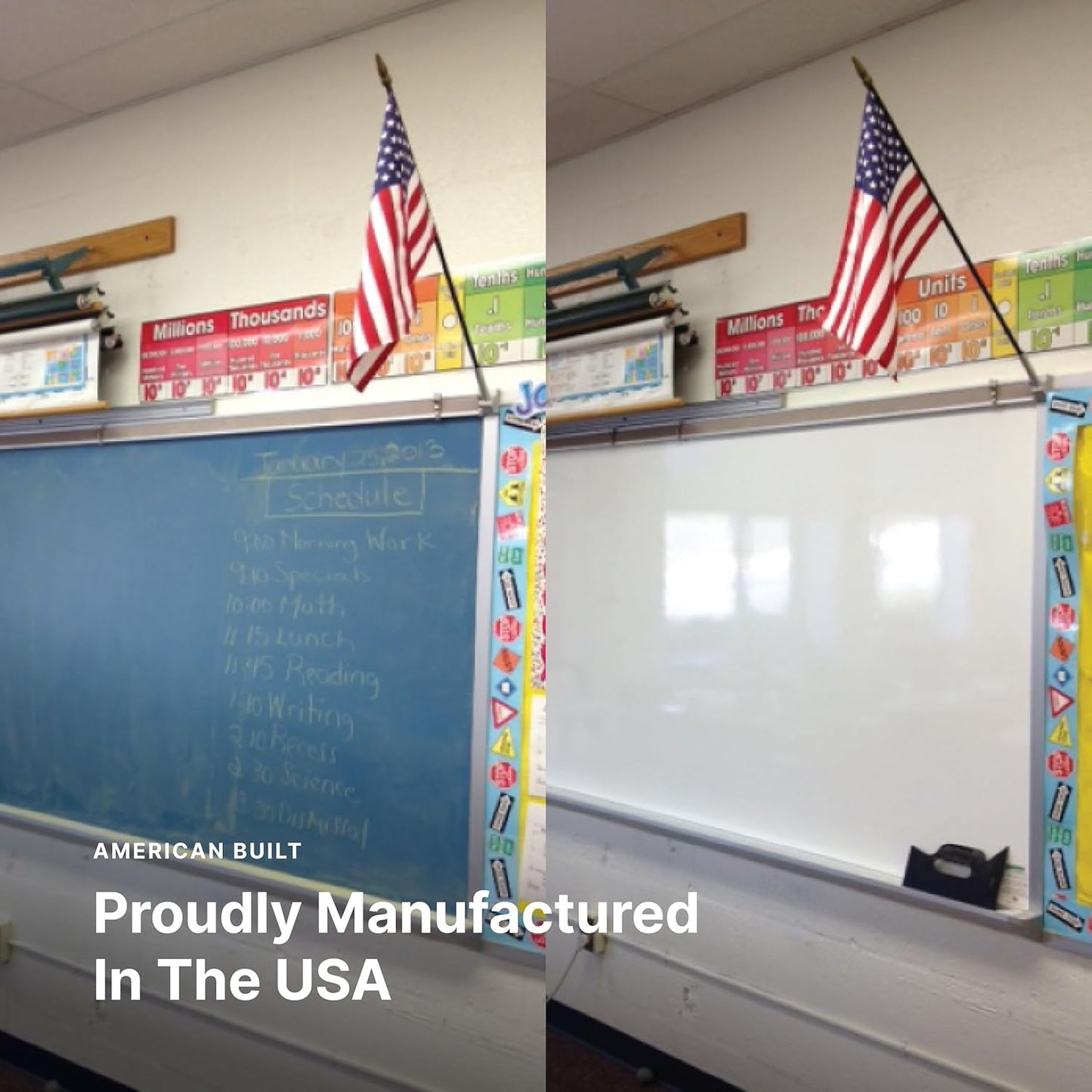 Everase Dry Erase Whiteboard Resurfacing Film Roll (25 ft x 50") – Peel & Stick, Converts Chalkboards & Stained Whiteboards, Durable, Scratch/Stain-Resistant, Eco-Friendly, Refinish in 30 Mins.