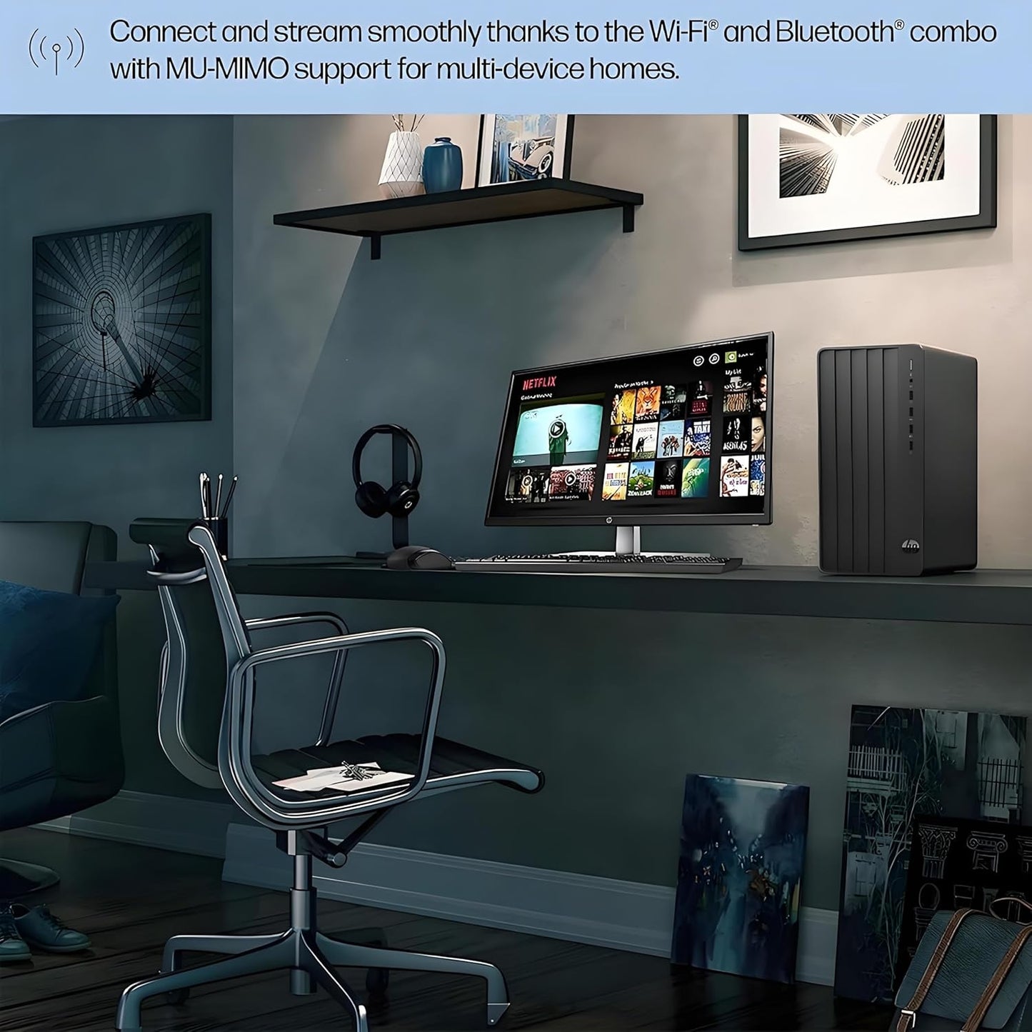 HP 290 G9 Desktop Computer, 13th Gen Intel Core i3-13100 Processor (Up to 4.50GHz)- 32GB RAM - 1TB PCIe SSD - HDMI, VGA, Wire Keyboard & Mouse, Wi-Fi, Windows 11 Pro