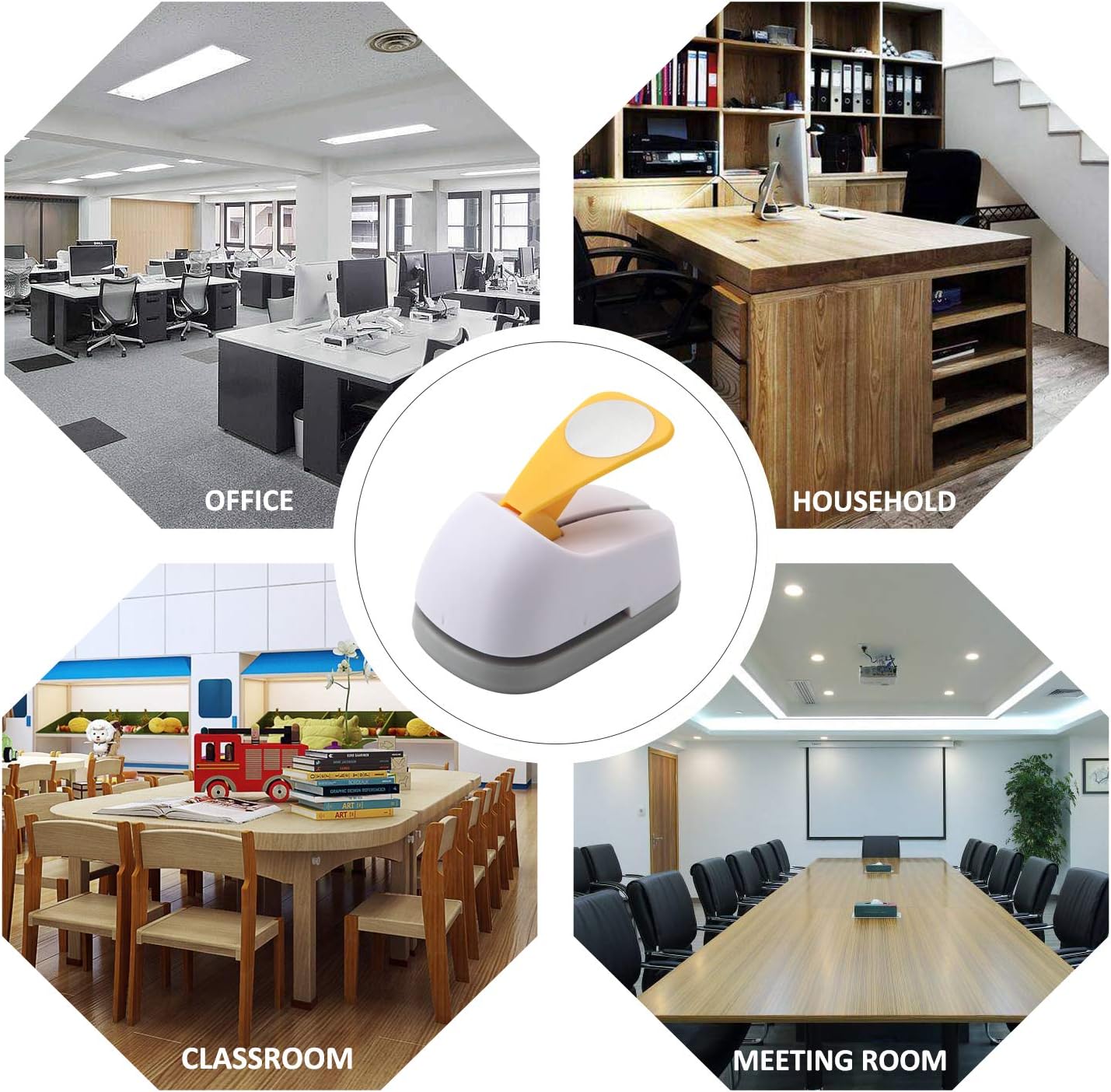 Craft Lever Punch 2 inch Star Paper Punch Five Point Star Professional Tool for Paper Crafting DIY Projects，Gifts，Stationery，Education，Greeting Cards Arts Fun Projects