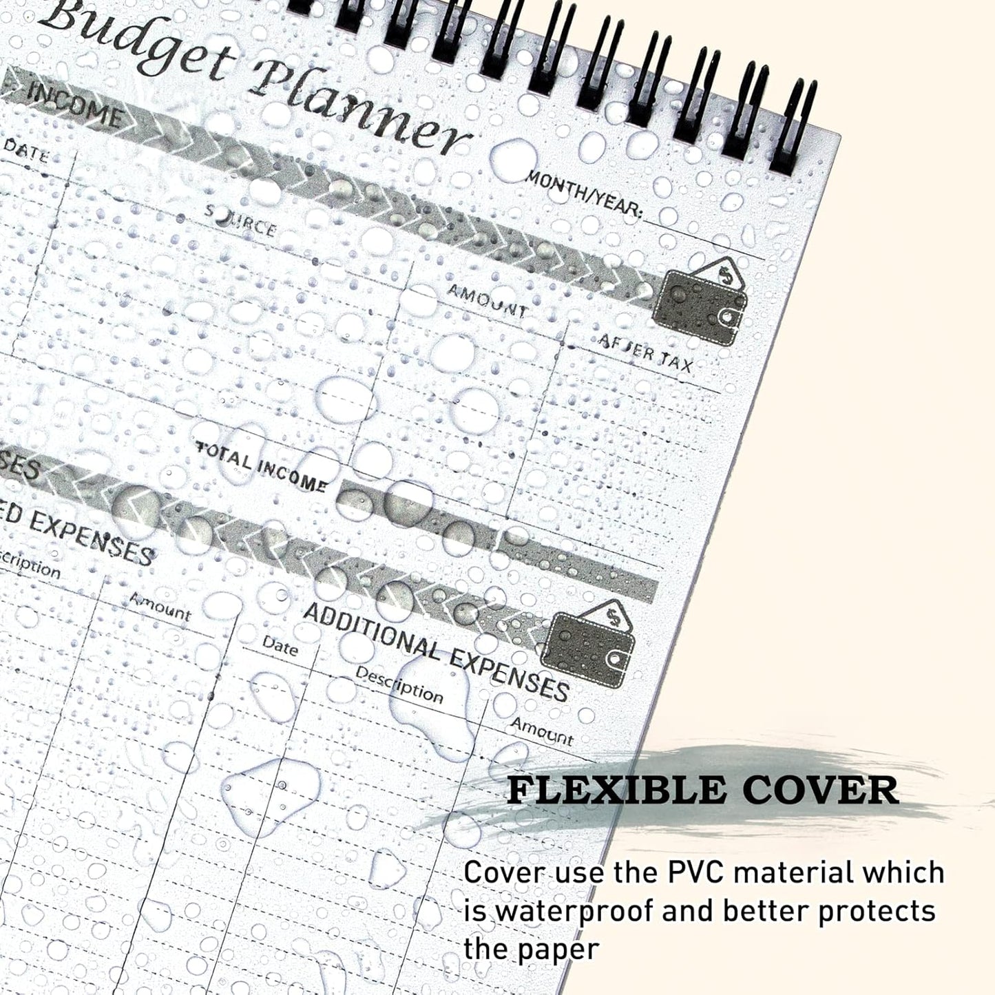 Budget Planner Notepad - Undated Expense Tracker Notebook. Monthly Budgeting Journal, Finance Planner & Accounts Book to Take Control of Your Money.A5(5.6 x 8.3inchs), 100gsm paper-Black