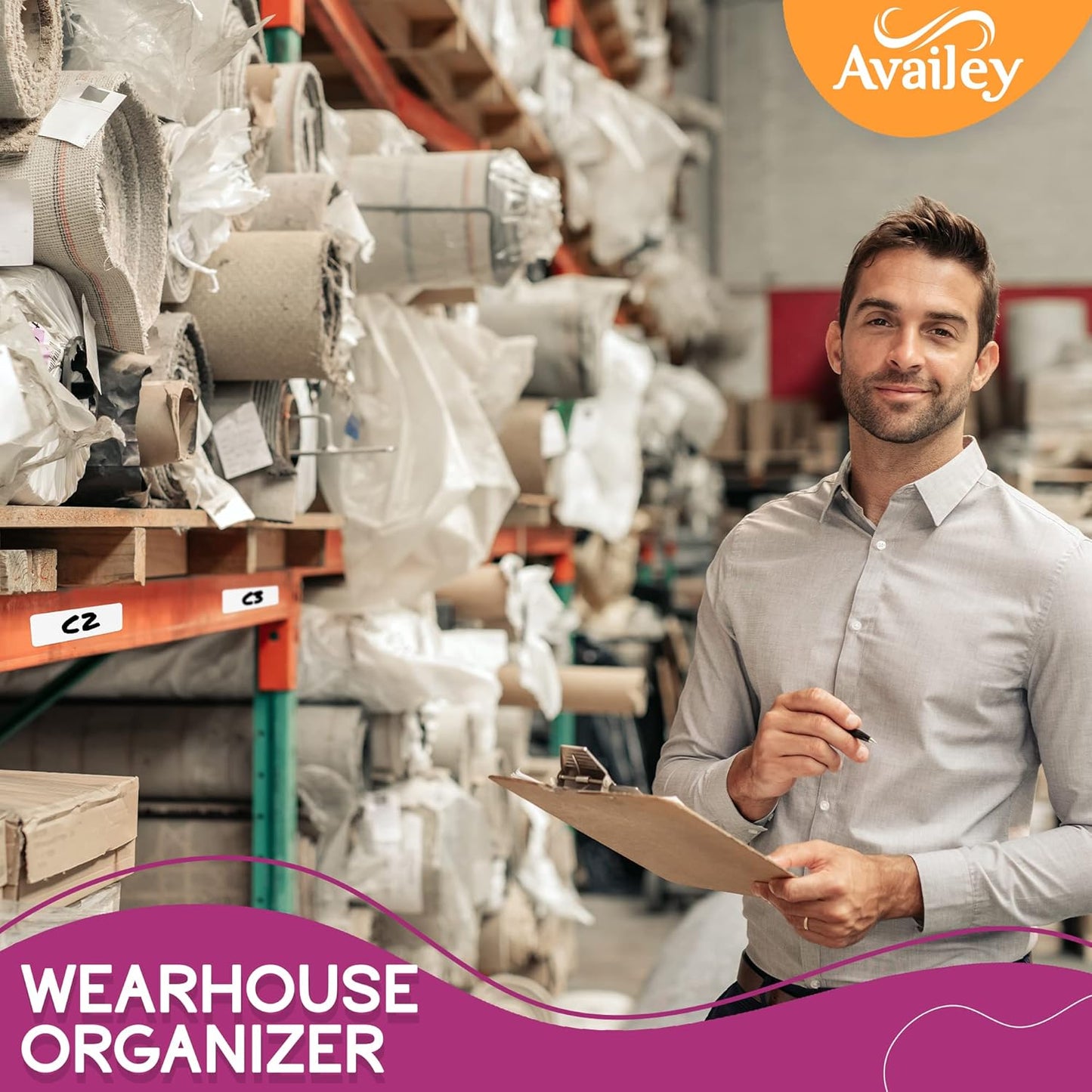 Availey 50 Pieces (3.2 x 1.2") - White Magnetic Dry Erase Labels - Reusable Strips for Classroom Home Office Garage Refrigerator Blank Writable Erasable Cards Name Tags Students Locker Shelf