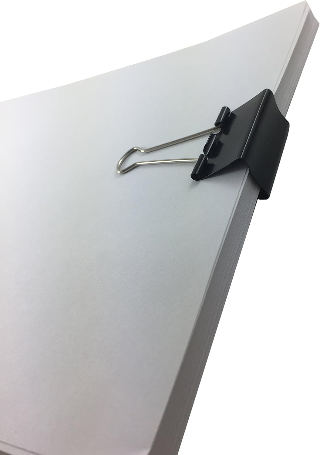 Clipco Binder Clips Medium 1.25-Inch Black 96-Pack