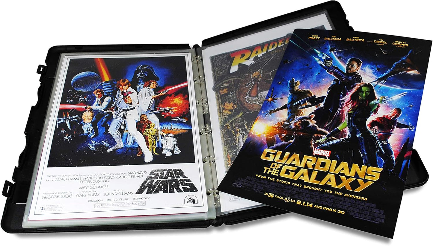 UniKeep Large Binder with Pages (11 x 17) - Black - Fully Enclosed Case Binder