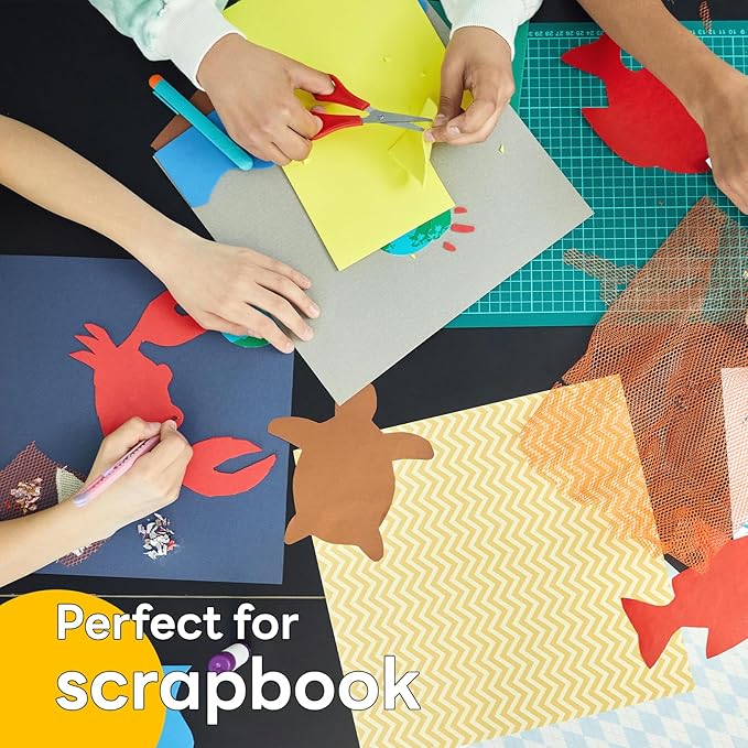 Colored Card Stock 8.5 x 11 Assorted, Goefun Colored Cardstock 25 Colors, 80lb Colorful Printer Paper, Multicolor Construction Paper for Crafts & Scrapbooking