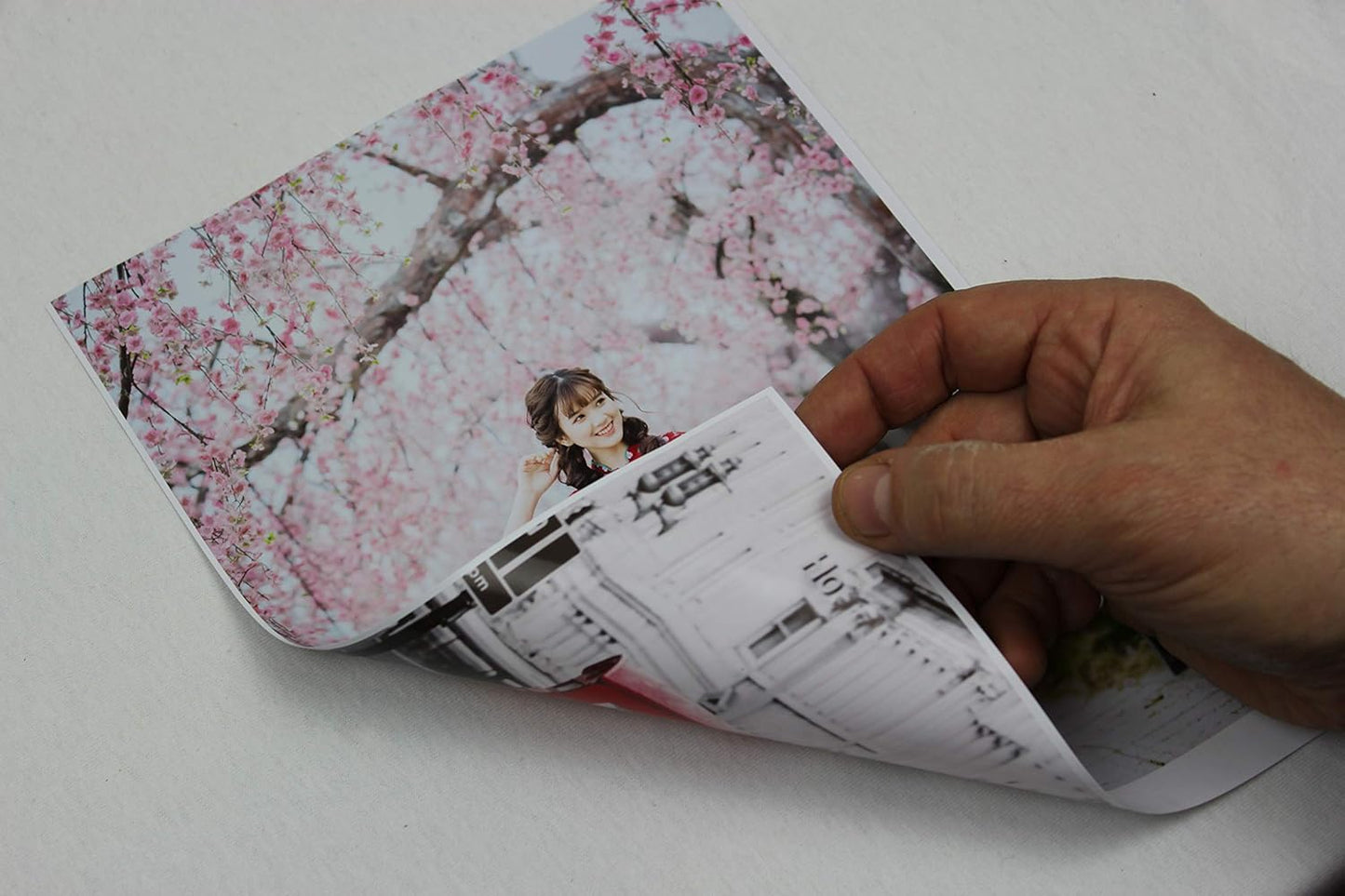 PPD Double Sided Photo Paper, Glossy Brochure Paper 8.5 x 11 for Inkjet Printer, 180 gsm, 9.9 mil Thick for Magazine, Flyer, Presentation, Program, Instant Dry & Water Resistant (50 Sheets)