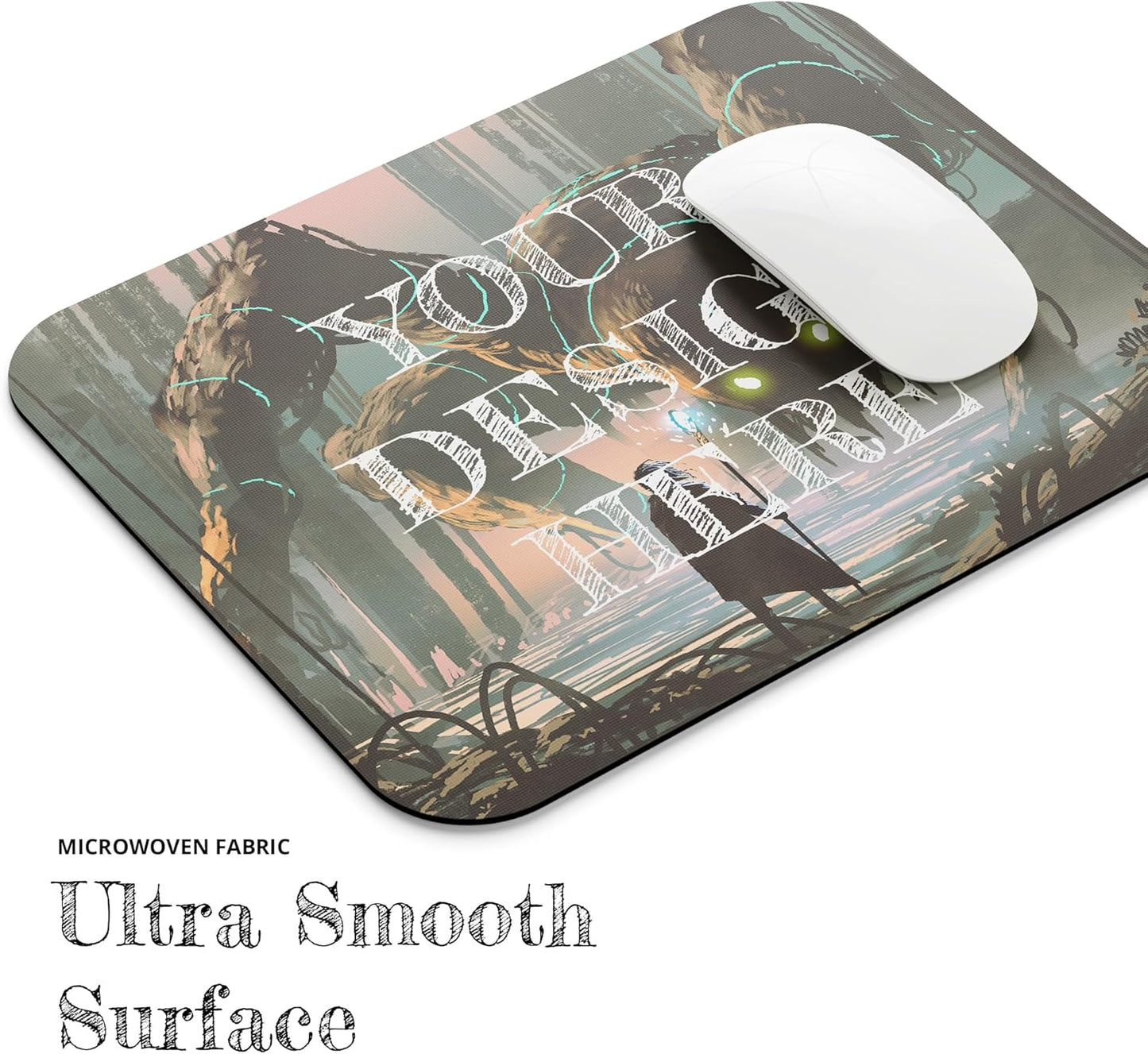 Custom Desk Mat – 14x24” Personalized Desk Pad with Photo, Logo, or Text | Extended Neoprene Mat for Work, Gaming & TCG Play